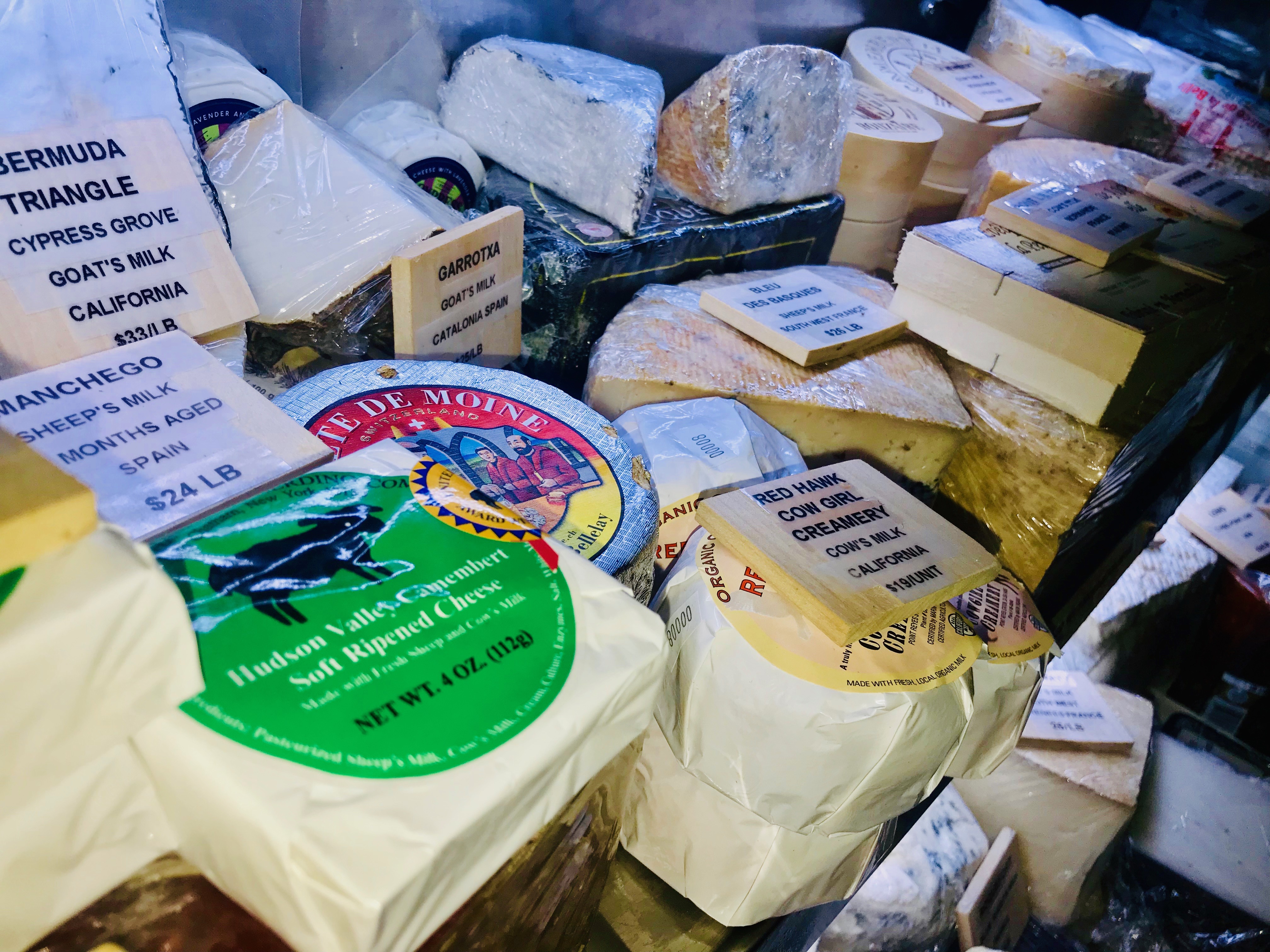 Wonderful assortment of the finest cheese